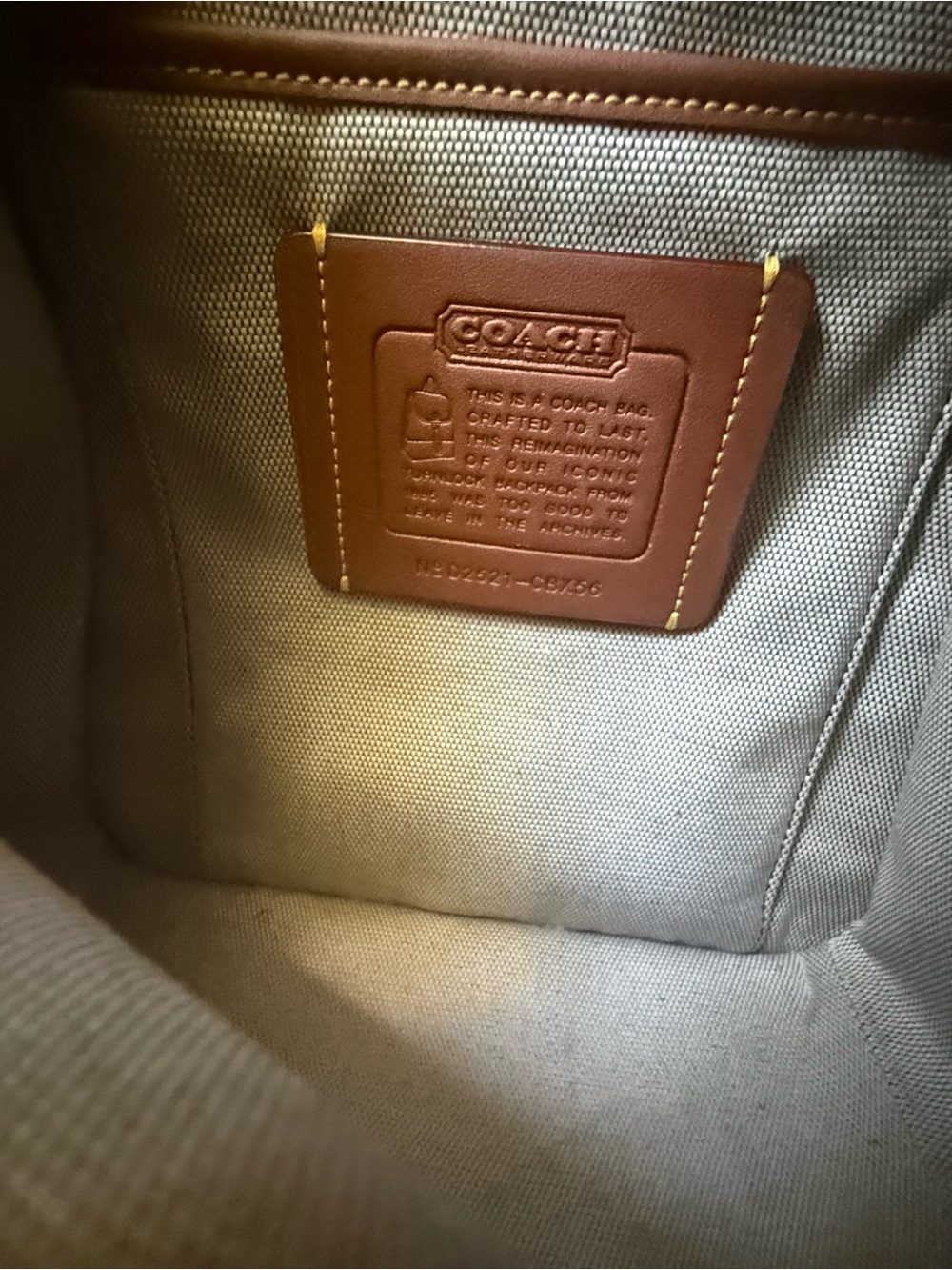 Coach Turnlock Backpack - The Summer I Turned Pretty - Picture 10 of 10